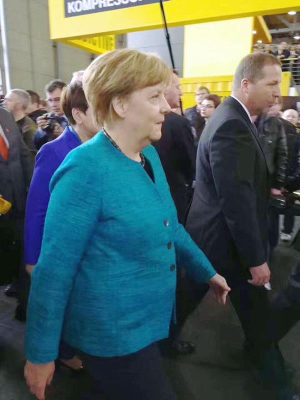 德国首相默克尔亲临2017汉诺威工业展会！