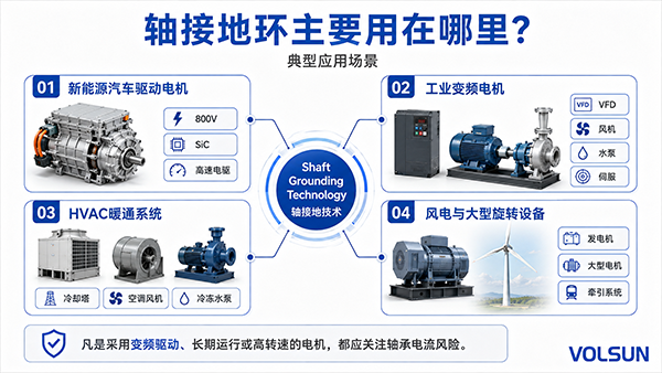 导电环是什么?一文看懂电机轴电流与轴承电蚀防护 导电环是什么?一文看懂电机轴电流与轴承电蚀防护