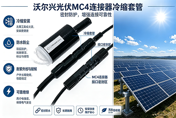 高倍率硅橡胶冷缩管--光伏连接器专用 高倍率硅橡胶冷缩管--光伏连接器专用